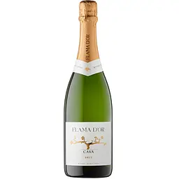 Вино ігристе Flama d'Or Cava Brut біле 11.5% 0.75 л