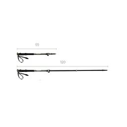 Трекінгові палиці Naturehike CNK2550DS010 55-120 см зелена 1 шт (6977465869371) - мініатюра 3