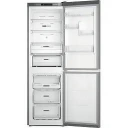 Холодильник Whirlpool W7X 82I OX двокамерний загальний об'єм 378L корисний об'єм 231L/104L А++ 191x60x68 см Gray - мініатюра 4