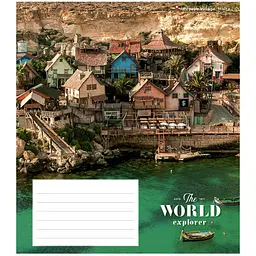 Зошит загальний Школярик World Explorer, в клітинку, 36 арк, ВД-лак, 20 шт. (036-3226K) - мініатюра 2