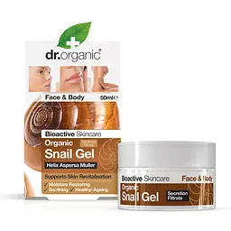 Гель з муцином равлика для обличчя та тіла Dr.Organic 50 мл