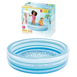 Надувний дитячий басейн Intex Wet Set Collection 147x33 см (58467)