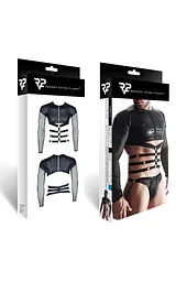 Топ із довгими рукавами Regnes Fetish Planet Wetlook XL (чорний) - мініатюра 15