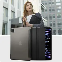 Чохол-книжка BeCover Tri Fold Hard для Apple iPad Pro 12.9 2020/2021/2022 Black (709668) - мініатюра 3