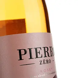 Вино Pierre Zero Rose, рожеве, напівсолодке, безалкогольне, 0,75 л - мініатюра 3