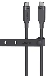 Кабель ANKER USB-C to USB-C 240W 0.9m 20 Gbps 4K Video Tranfer Bio-Nylon чорний