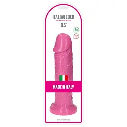 Фалоімітатор Toyz4lovers Italian Cock 8,5", 22 см (рожевий) - мініатюра 6