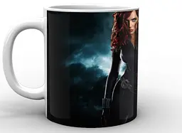 Кружка GeekLand Чорна вдова Black Widow Чорна Вдова ніч BW.02.009 - мініатюра 3
