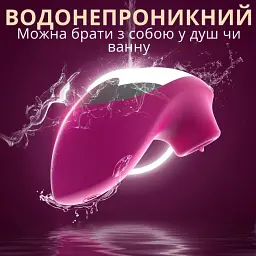 Вакуумний стимулятор клітора I'MCUM Soft Pulse 10 режимів Рожевий (IM-KXY242) - мініатюра 6