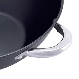 Казан чавунний WOK з антипригарним покриттям та аксесуарами для індукції та газу 3.6 літра KM-4806MR, Kamille 87483 - мініатюра 10