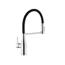 Змішувач для кухні Kroner KRP Ersel - C03111BLK Хром - мініатюра 3