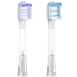 Змінні насадки для електричної зубної щітки Hoco HP64 Acoustic (2шт) Transparent