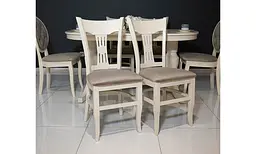 Стілець Prestol Сільва 60x470x940 мм айворі з бежевим - мініатюра 3