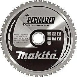 Диск пиляльний для сендвіч панелей 235х30 мм 50T Makita Specialized for sandwich panel B-17675