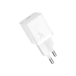 Зарядний пристрій Baseus GaN5 швидке заряджання USB-C 30 Вт + кабель 1.0 м USB-C 100 Вт білий (P10110902213-00) - мініатюра 5