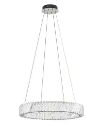 Підвісний світильник, люстра Nowodvorski 11705 Luxora Round LED 1x30W 3000K 2700Lm IP20 хром