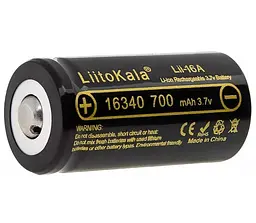 Акумуляторна батарея LiitoKala Lii-16A 16340/3.7V/700 mAh