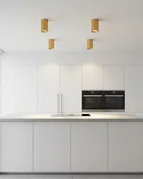 Точковий світильник Azzardo AZ5239 Eiger GU10 1x40W IP54 золотий - мініатюра 2