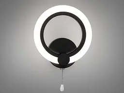 Світильник настінний LED Diasha A8022/1BK, 12W, 715 лм, акрил, чорний, для дитячої кімнати