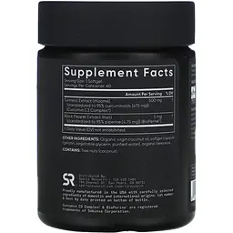 Куркума Sport Research Turmeric Curcumin C3 Complex 500 мг 60 капсул (2023-10-3440) - мініатюра 2