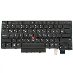 Клавіатура для ноутбука LENOVO (ThinkPad: T480) rus, black (оригінал) - мініатюра 2