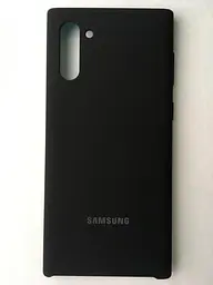 Чохол силіконовий протиударний Official Silicone Cover EF-PN970TBEGRU Samsung Galaxy Note 10 Black - мініатюра 3