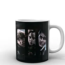 Кухоль GeekLand Harry Potter Гаррі Поттер головні герої HP.02.029 330 мл білий - мініатюра 2