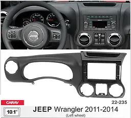Перехідна рамка Jeep Wrangler Carav 22-235 - мініатюра 4
