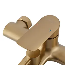 Змішувач для ванни з коротким зливом Koer KB-40028-12 KR5307 Золотий - мініатюра 9
