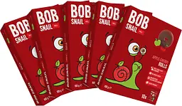 Набір фруктових цукерок Bob Snail Яблучно-Вишневі (5 шт. х 100 г) - мініатюра 2