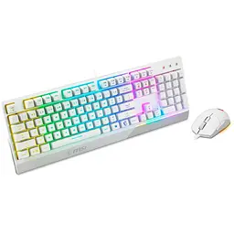 Комплект (клавіатура + миша) MSI Vigor GK30 Combo White UA (S11-04UA302-CLA) [122965] - мініатюра 2