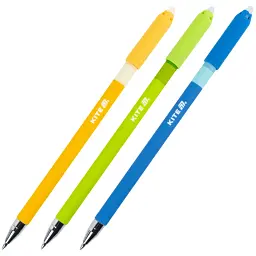 Ручка гелева Kite пиши-стирай Color синя 3 шт. (K26-350-2/3BL) - мініатюра 2