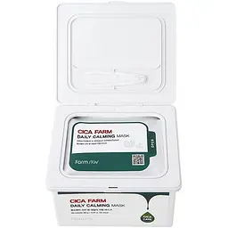Набір масок для обличчя FarmStay Cica Farm Daily Calming Mask З0 шт. - мініатюра 2