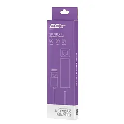 Мережевий адаптер PowerLink U2085T 1xGE, USB TypeC 2E teh0018059 - мініатюра 6