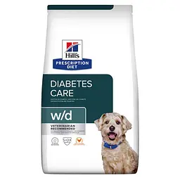 Сухий корм Hill’s Prescription Diet w/d для собак при цукровому діабеті з куркою 10 кг