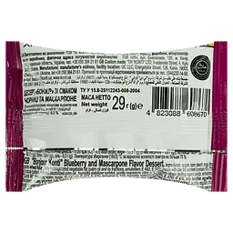 Десерт Bonjour зі смаком чорниці та маскарпоне, 29 г (815866) - мініатюра 2
