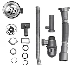 Кухонна мийка Brinex 6060-R 0.6 мм, накладна BRIN6060RSAT06 - мініатюра 6