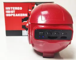 Портативна бездротова Bluetooth колонка OPT-TOP Iron Man micro-USB SD/microSD/TF Card - мініатюра 6