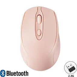 Акумуляторна бездротова мишка Xiaomi Sensitive Bluetooth Mouse 2.4G Dual-Mode Pink - мініатюра 2