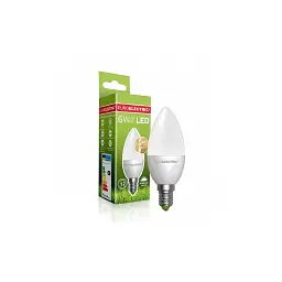 Лампочка EUROELECTRIC LED CL 6W E14 4000K 220V (LED-CL-06144(EE)) - мініатюра 2