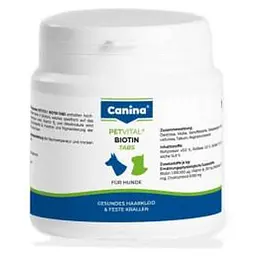Вітаміни Canina Petvital Biotin-Tabs для вибагливих собак і котів, 100 г (50 табл)