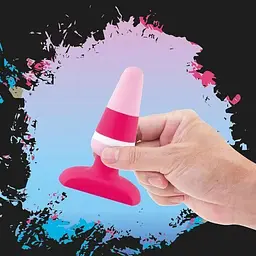 Анальна пробка FeelzToys Plugz Butt Plug Colors Nr. 2 - мініатюра 4