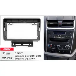 Перехідна рамка Geely Emgrand Carav 22-707 - мініатюра 5