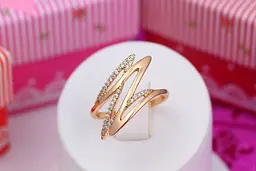 Кільце Xuping Jewelry блискавка р 16 золотисте