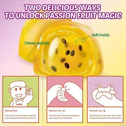 Желейні цукерки Amos Peelerz Peelable Passion Fruit Gummy Candy 170г - мініатюра 4