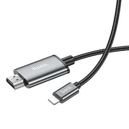 Перехідник Hoco UA27 HD Lightning to HDMI (2m) Metal gray - мініатюра 6