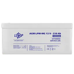 Акумулятор мультигелевий LPM-MG 12V - 250 Ah - мініатюра 3