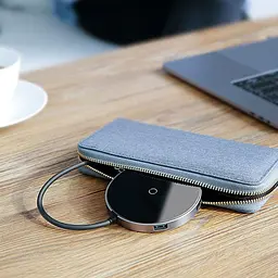 Бездротовий зарядний пристрій Baseus Circular Xiaomirror Wireless Charger Hub Type-C to USB3.0+USB2.0 Type-C WXJMY-0G - мініатюра 4