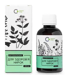 Фітобальзам "Для здоров'я нирок" 200 мл Грін-Віза