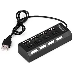 USB-хаб XON SmartHub Switch 4хUSB3.0 Чорний (UHASP040043B 5023)